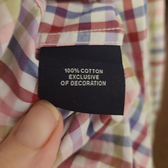 Tailorbyrd Mens Button Down Checked Dress Shirt - Picture 4 of 8